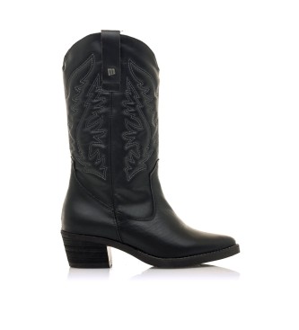 Mustang Teo leather boots black