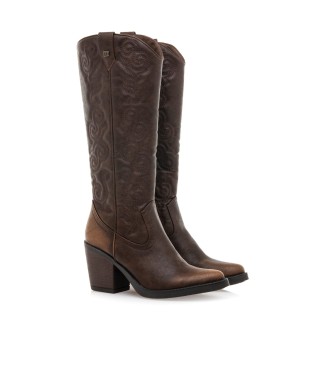 Mustang Bottes Tijuana marron