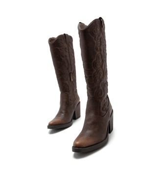 Mustang Bottes Tijuana marron