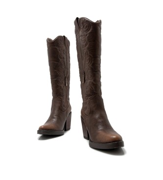 Mustang Bottes Tijuana marron