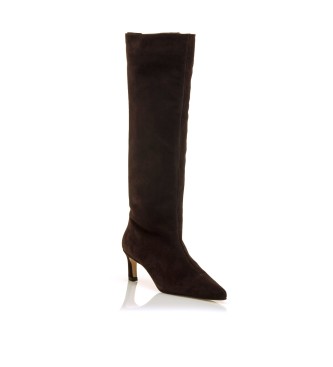 MTNG Bottes en cuir Gala marron