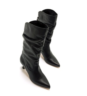 Mustang Indie Leather Boots noir