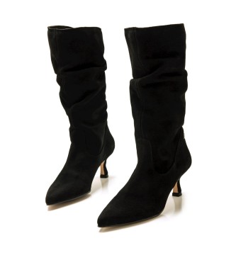 Mustang Indie Leather Boots black