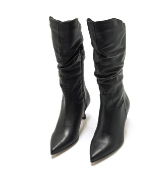 Mustang Leather boots Dress INDIE black