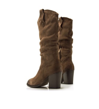 Mustang Botas de Piel Jolie marrn