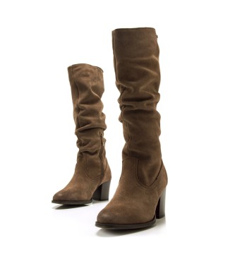 Mustang Brown Jolie Leather Boots