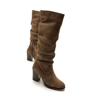 Mustang Bottes en cuir Jolie marron