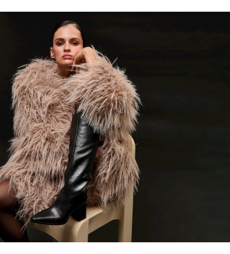 MTNG Skórzane buty Meghan czarne