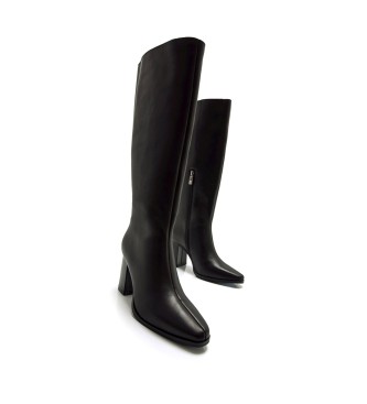 MTNG Skórzane buty Meghan czarne