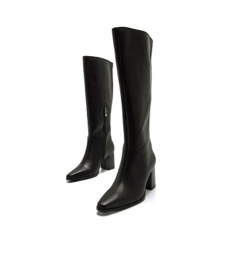 MTNG Skórzane buty Meghan czarne