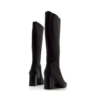 MTNG Skórzane buty Meghan czarne