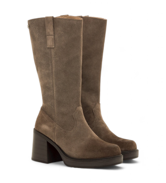 Mustang Bottes en cuir marron New Oasis