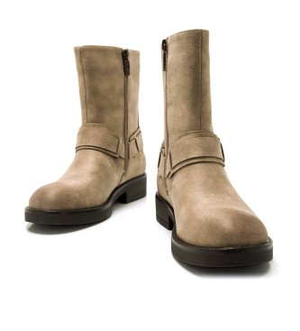 MTNG Bruna beige ankle boots