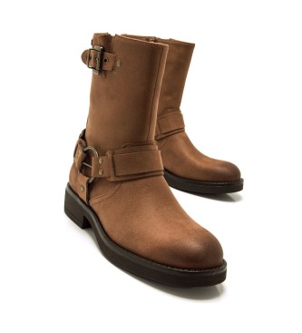 Mustang Brown Bruna ankle boots