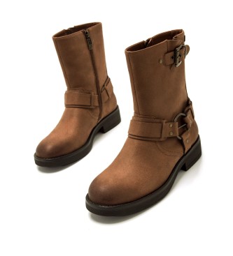 Mustang Brown Bruna ankle boots