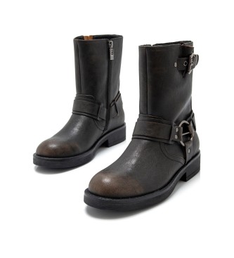 Mustang Brunei Ankle Boots Brown