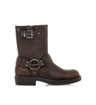 Mustang Botas de tornozelo Brunei Castanho