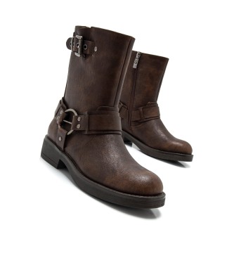 Mustang Botas de tornozelo Brunei Castanho