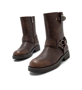 Mustang Botas de tornozelo Brunei Castanho