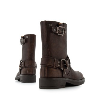 Mustang Botas de tornozelo Brunei Castanho