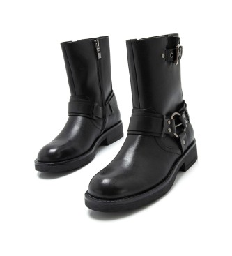 Mustang Brunei Ankle Boots Black