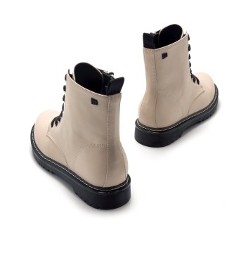 Mustang Storm Low Ankle Boots beige