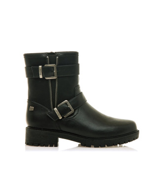 Mustang Botas de tornozelo Campa Preto