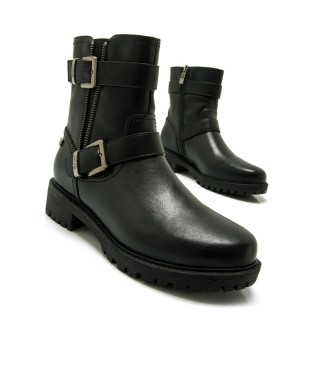 Mustang Botas de tornozelo Campa Preto