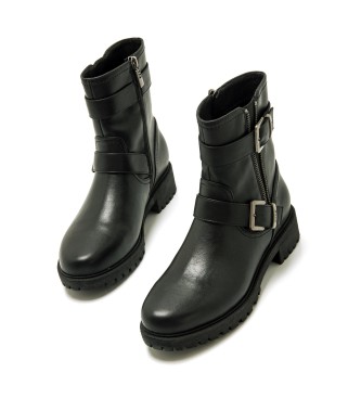 Mustang Campa Ankle Boots Black