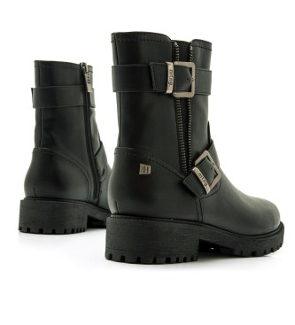 Mustang Botas de tornozelo Campa Preto