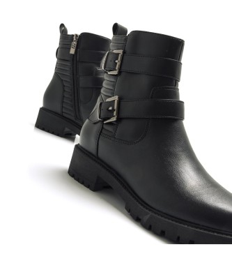 Mustang Casual Ankle Boots Campa black