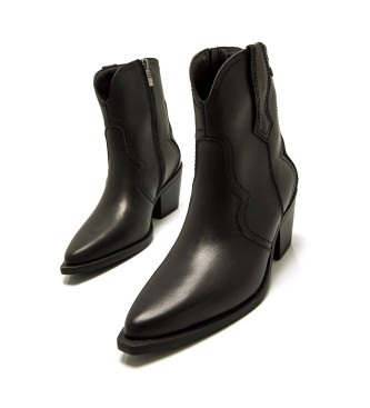 MTNG Stivaletti Daphne in pelle nera