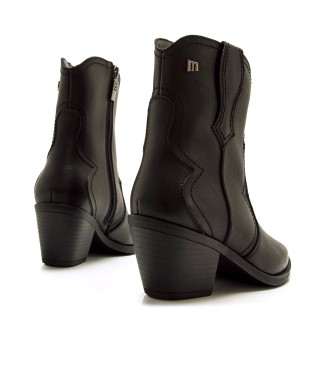 MTNG Stivaletti Daphne in pelle nera