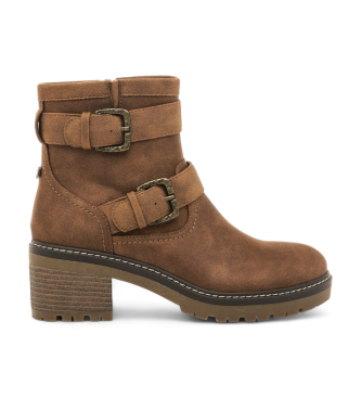 Mustang Brown Doris ankle boots