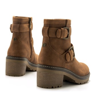 Mustang Brown Doris ankle boots