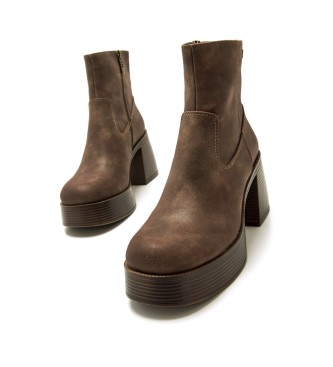 Mustang Dunae Ankle Boots Brown