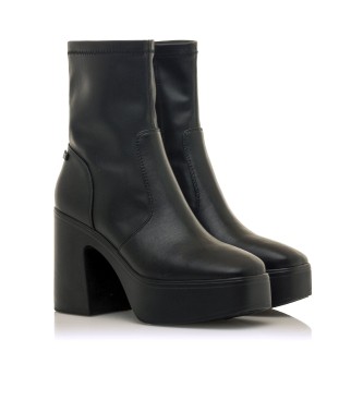 Mustang Iron ankle boots black -Heel height 8cm