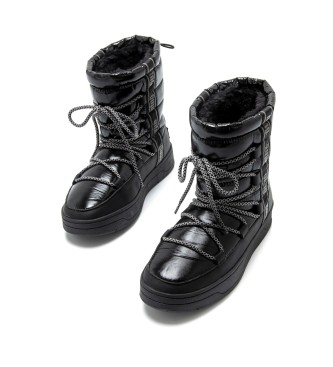 Mustang Botas de tornozelo Nepal Preto