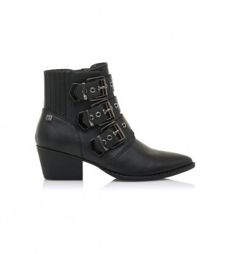 Mustang Casual ankle boots NEW OESTE black -Heel height 5.5cm
