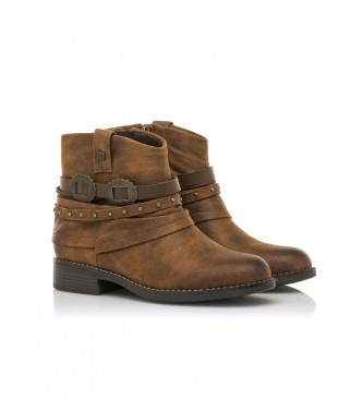 Mustang Persea Ankle Boots Brown