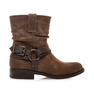 Mustang Persea Ankle Boots Castanho