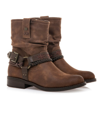 Mustang Persea Ankle Boots Castanho