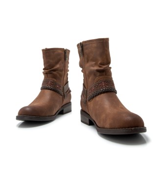 Mustang Persea Ankle Boots Castanho