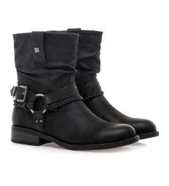 Mustang Bottines Persea Noir