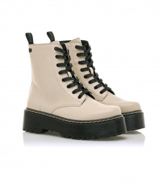 Mustang Stormy beige ankle boots