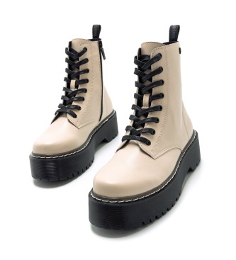 Mustang Bottines beiges Stormy