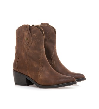 Mustang Tanubis Ankle Boots Brown