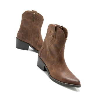 Mustang Tanubis Ankle Boots Brown