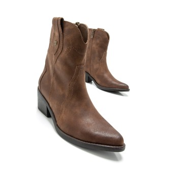 Mustang Tanubis Ankle Boots Brown