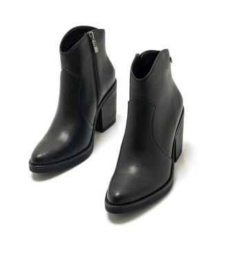 Mustang Tijuana ankle boots black -Heel height 8cm